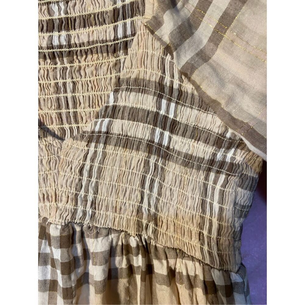Coco & Jaimeson Juniors, Lurex Plaid Smocked Dres… - image 6